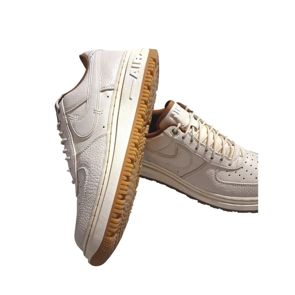 Nike Air Force 1 Low Luxe Pearl Pecan Mens size 10.5 Classic Streetwear Sneakers